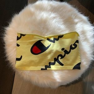 Champion tie tube top